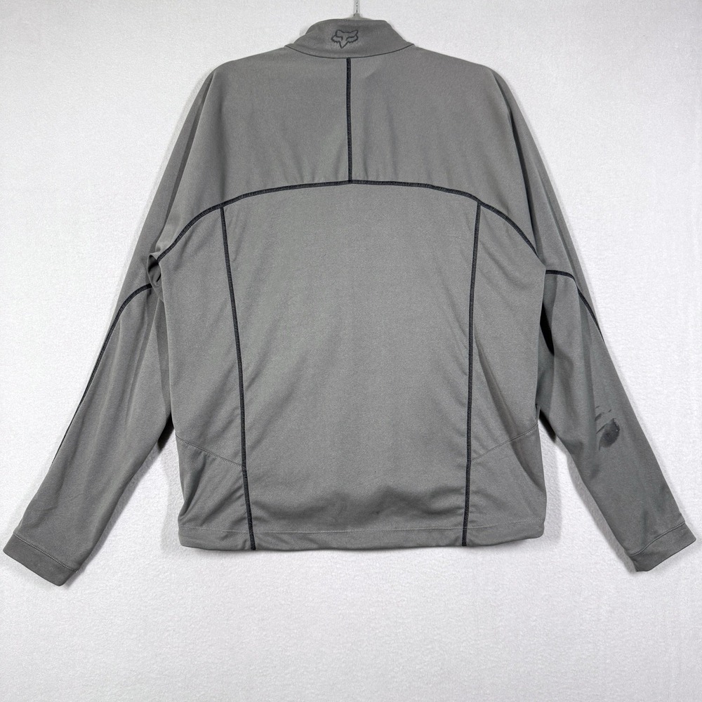 Fox Racing Jacket Men Medium Cycling Full Zip Jacket Stormbreaker Zipped Pockets - Picture 8 of 14